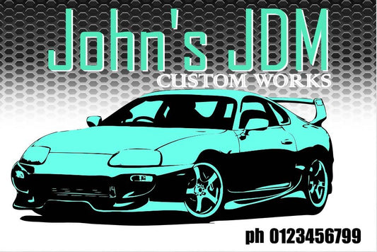 Johns JDM Service Stickers