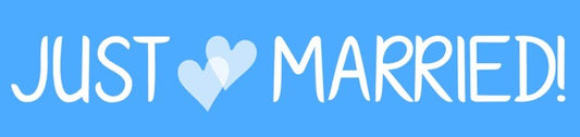 Just Married Bumper Sticker