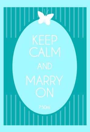 Keep Calm Wine Label