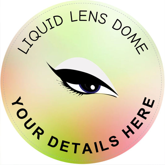 Liquid Lens Round Decal
