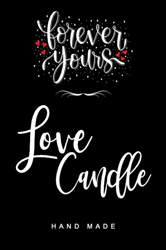 Love Candle Label