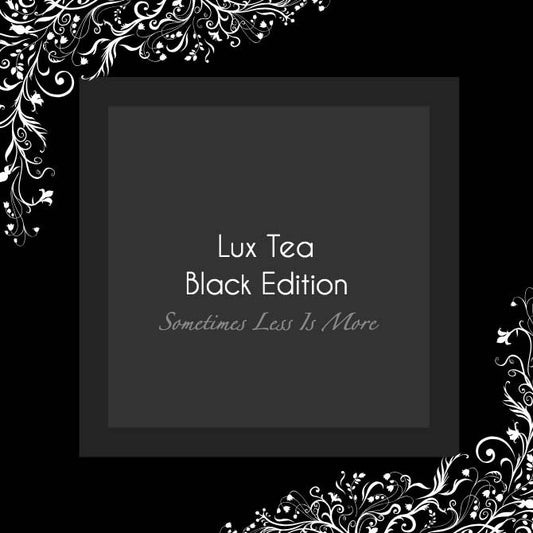 Lux Tea Black Edition Square Label