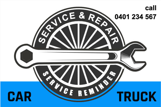 Maintenance Reminder Stickers