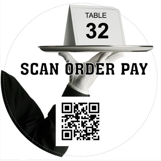 Menu Order Pay  Table Domes