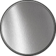 Round Metallic Sticker
