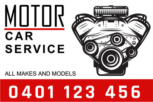 Motor Reminder Service Stickers