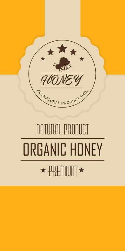 Natural Honey Label