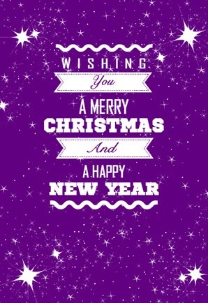 Christmas Sparkle Wine Label