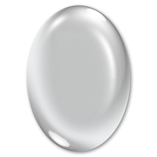 Oval Vertical Resin Domed Label