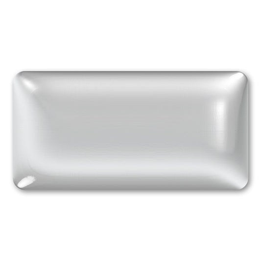 Rectangular Horizontal 2.5:1 Resin Domed Label