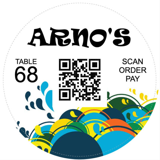 Restaurant Table Order Decals
