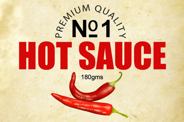 Sauce Label