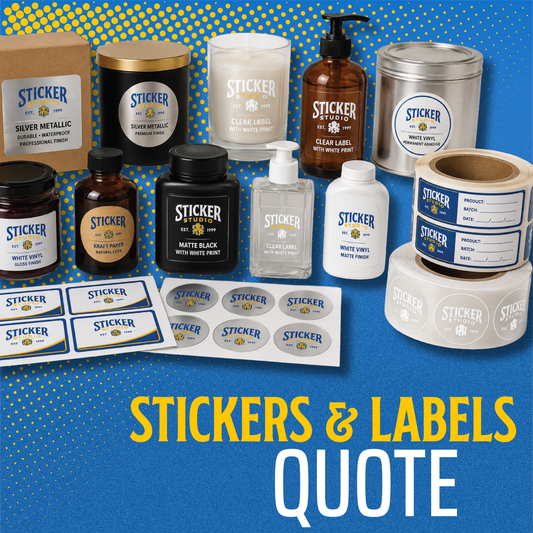 Stickers and Labels Quote