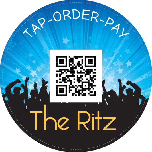 Tap Order Pay Table Top Resin Dome