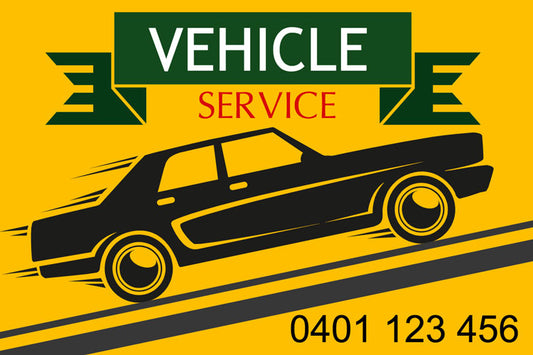 Vehicle Service Sticker
