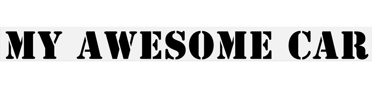 Car Windscreen Decal