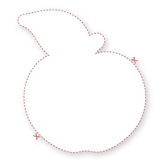 Blank Apple Shaped Sticker product image
