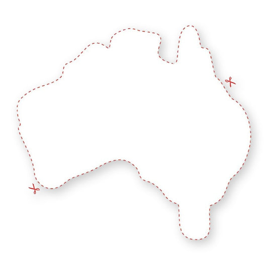 Blank Australia Shaped Label product image