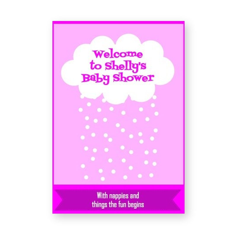Baby Shower Wine Label product image