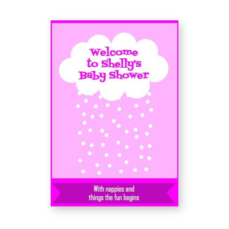 Baby Shower Wine Label product image