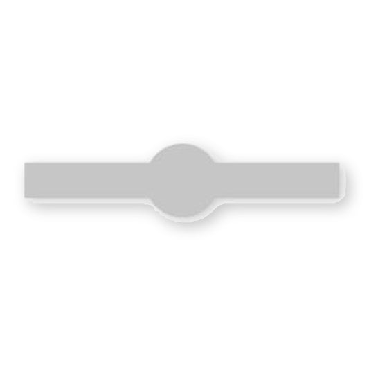 Bar and Ball Extended shaped Label product image