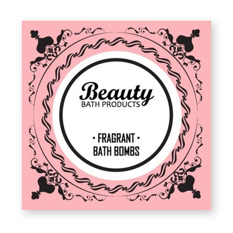 Beauty Bath Bombs Label – product label