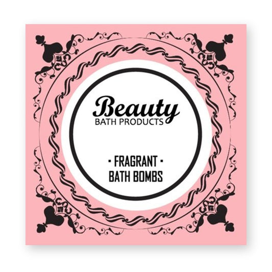 Beauty Bath Bombs Label – product label
