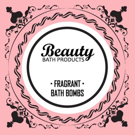 Beauty Bath Bombs Label