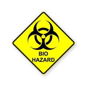 BioHazard Diamond Warning Sign Sticker product image