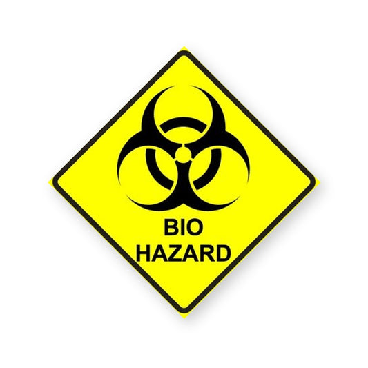 BioHazard Diamond Warning Sign Sticker product image