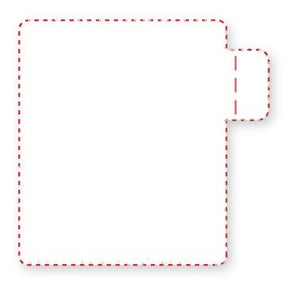 Blank Lip Balm Template Horizontal Label product image