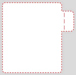 Blank Lip Balm Template Horizontal Label