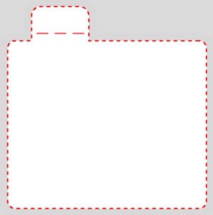 Blank Lip Balm Template Vertical Label
