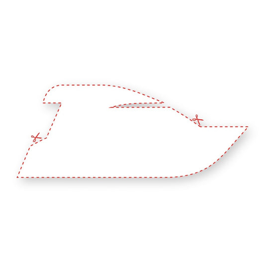 Blank Boat Shaped Label product image