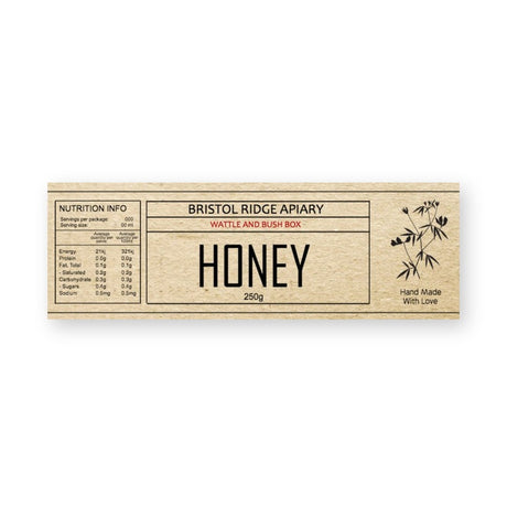 Bristol Ridge Honey Jar Labels – product label