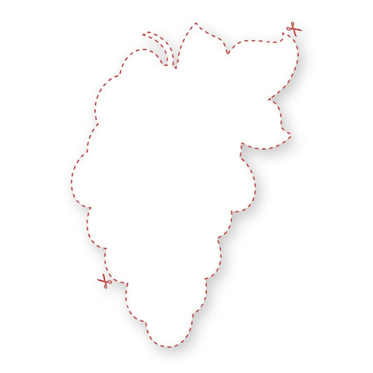 Blank Bunch of Grapes Shaped Label product image