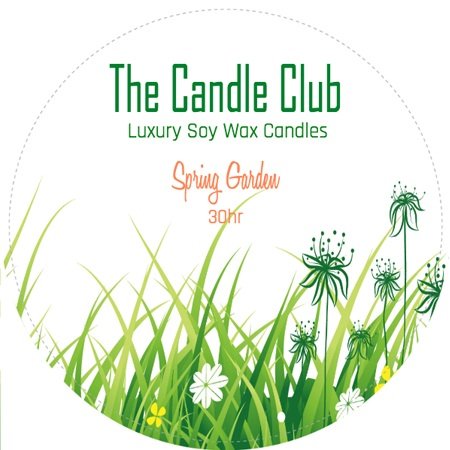 The Candle Club Round Label