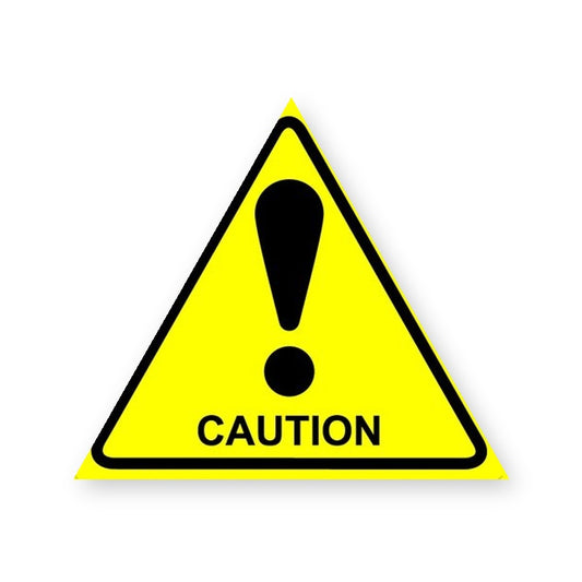 Caution Warning Sign Sticker product image