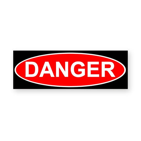 Danger Warning Sign Sticker product image