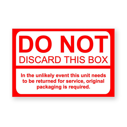 Do Not Discard This Box Label product image