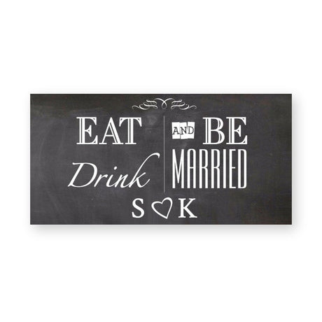 Eat Drink and be Married Label product image
