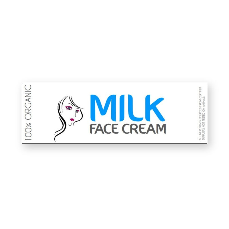 Face Cream Label – product label