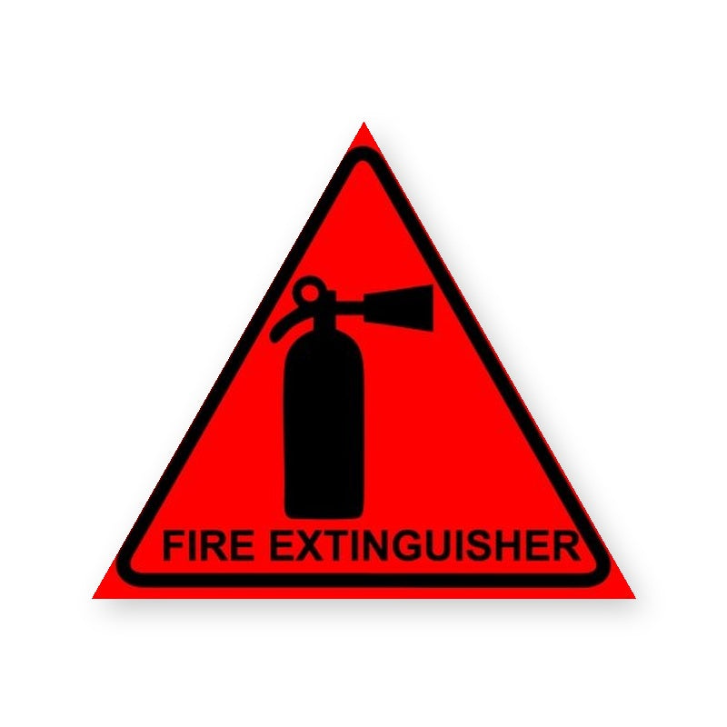 Fire Extinguisher Sign Sticker product image