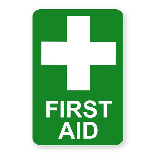 First Aid Green rectangular Sign product image