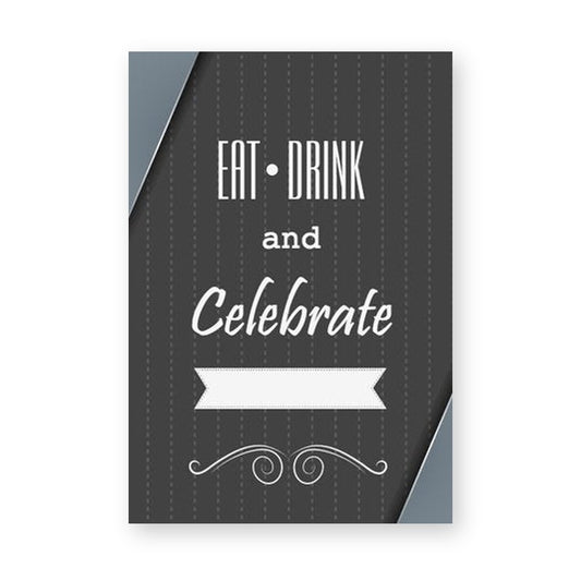 Formal Grey Wine Label product image