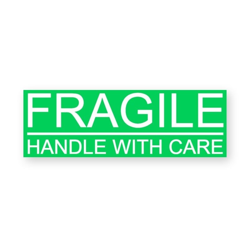 Fragile Handle With Care Warning Sign Sticker