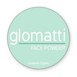 Glomatti Face Powder cosmetic Label – product label