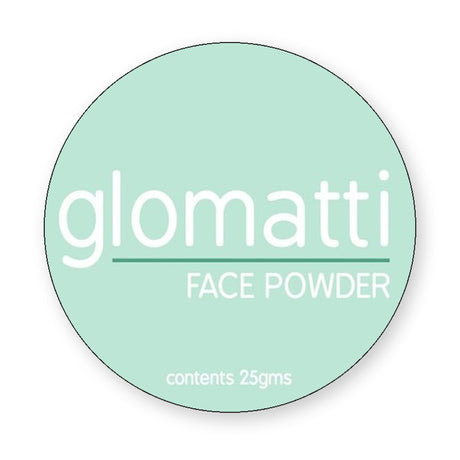 Glomatti Face Powder cosmetic Label – product label