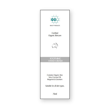 Hand Cream Label – product label