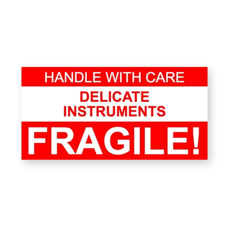 Handle With Care shipping Label